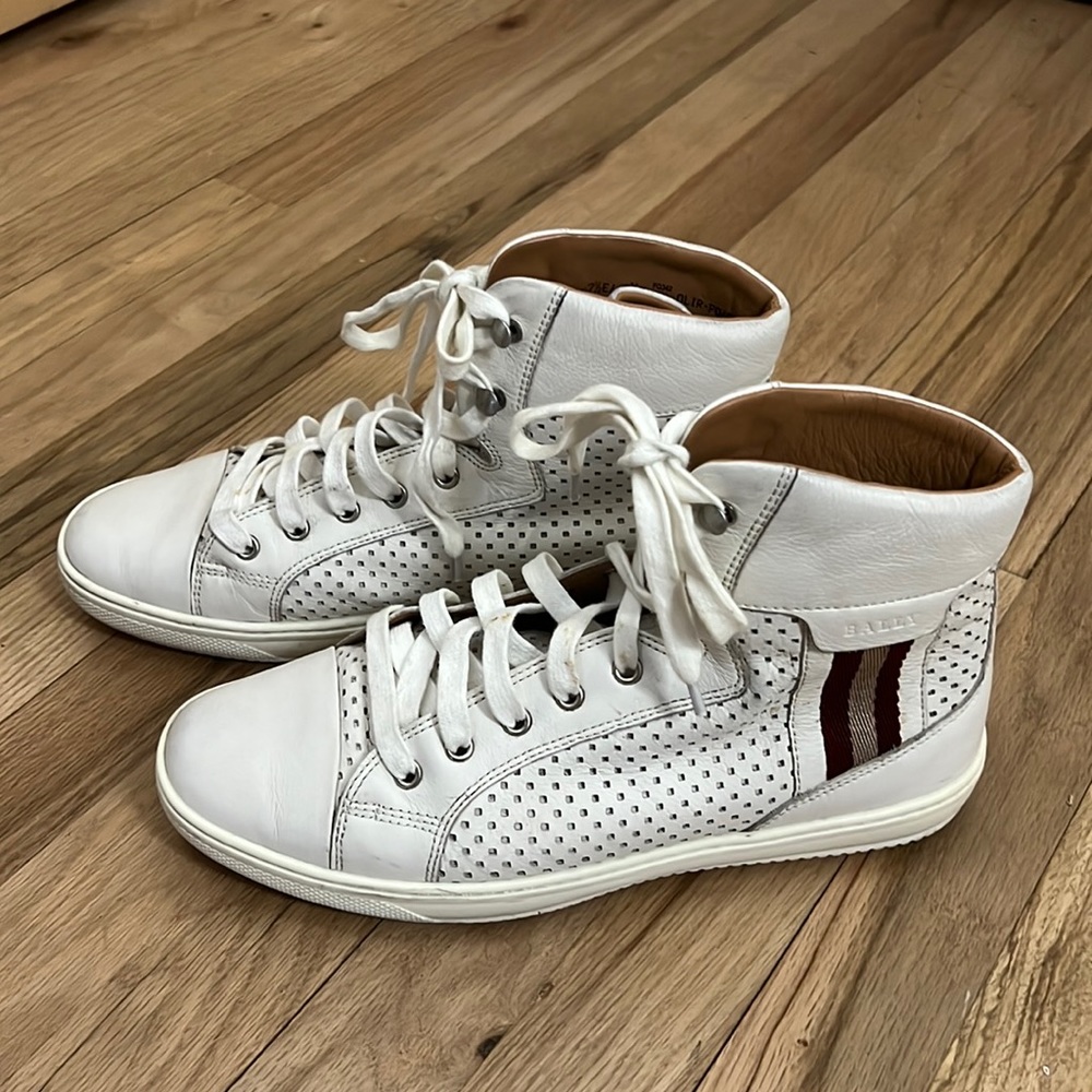 Bally hi top sneakers